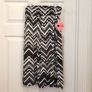 i🖤pinc by pinc premium Girl's XL Black/Ivory Silky Gaucho Pants